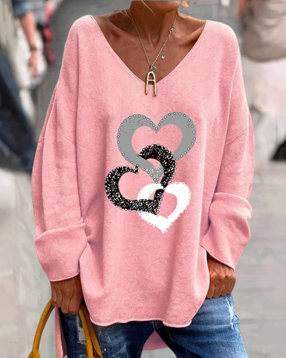 Maglione dal design curato