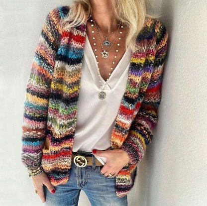 LP | cardigan morbido e multicolore