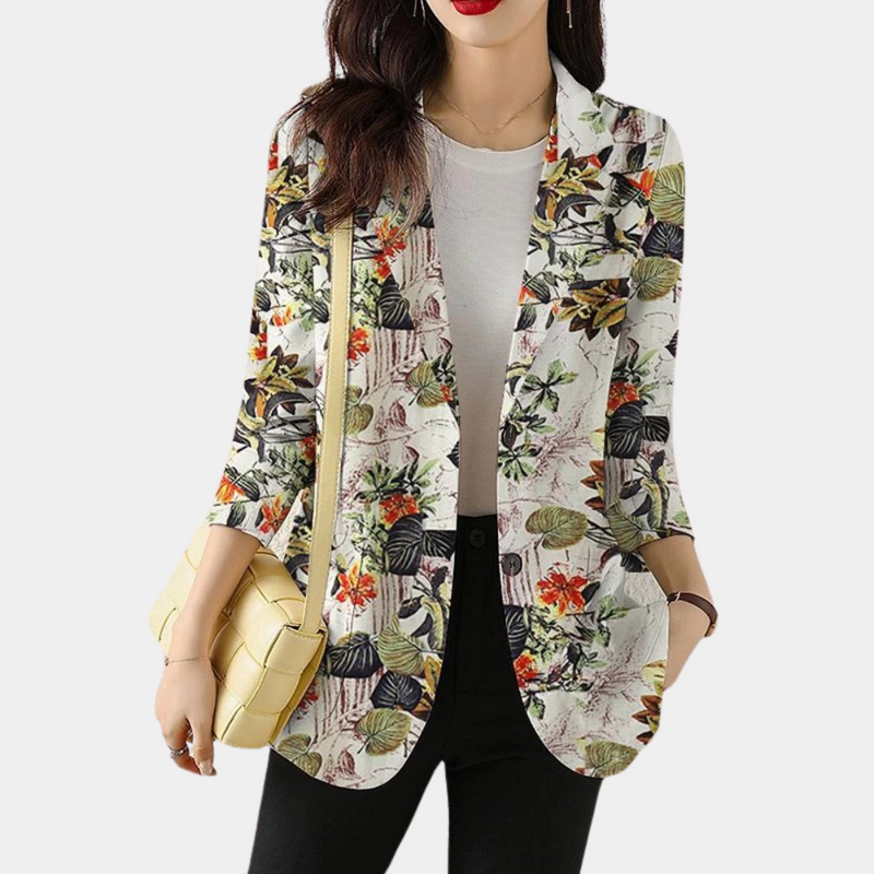 LP | Blazer da donna con motivo floreale