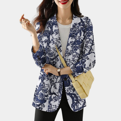 LP | Blazer da donna con motivo floreale