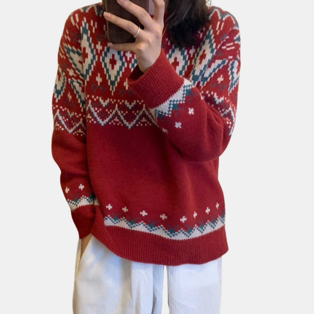 Maglione in stile vintage senza tempo