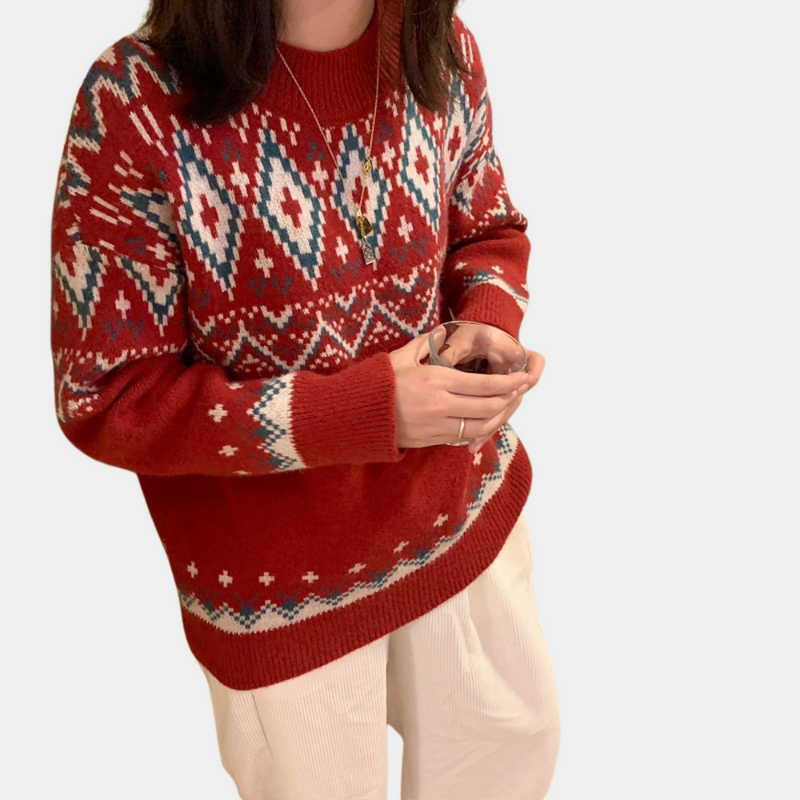Maglione in stile vintage senza tempo