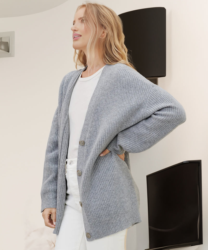 LP | Cardigan Cocoon in cashmere