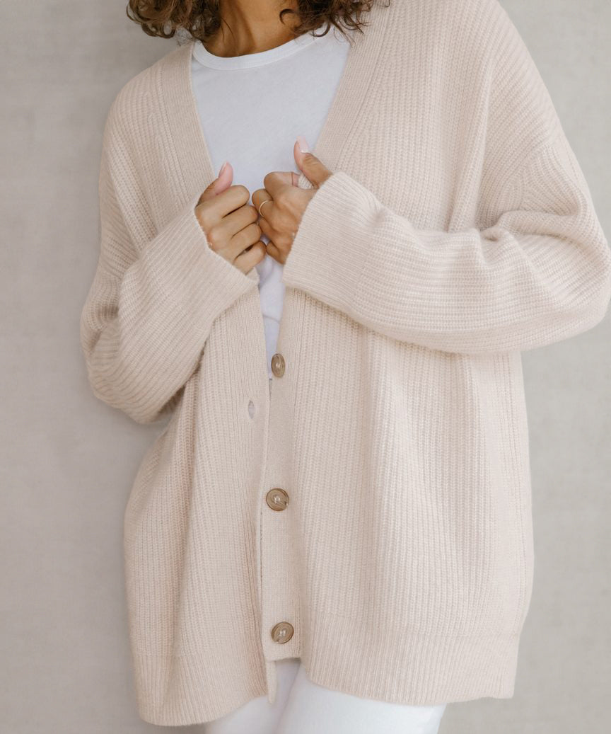 LP | Cardigan Cocoon in cashmere