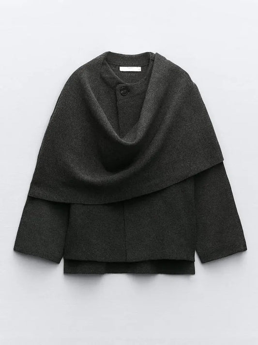LP | Cappotto elegante con sciarpa