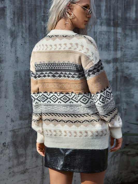 Maglione dal design curato