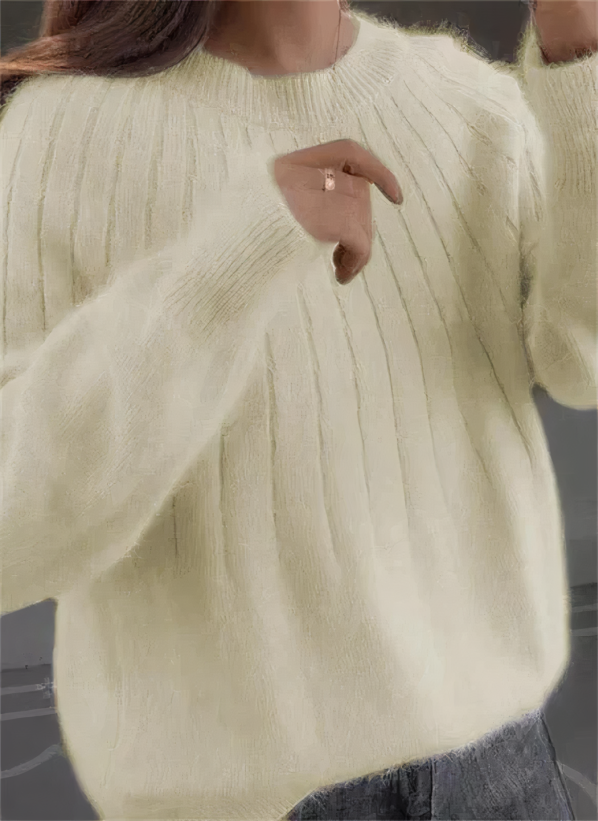 Maglione splendidamente realizzato