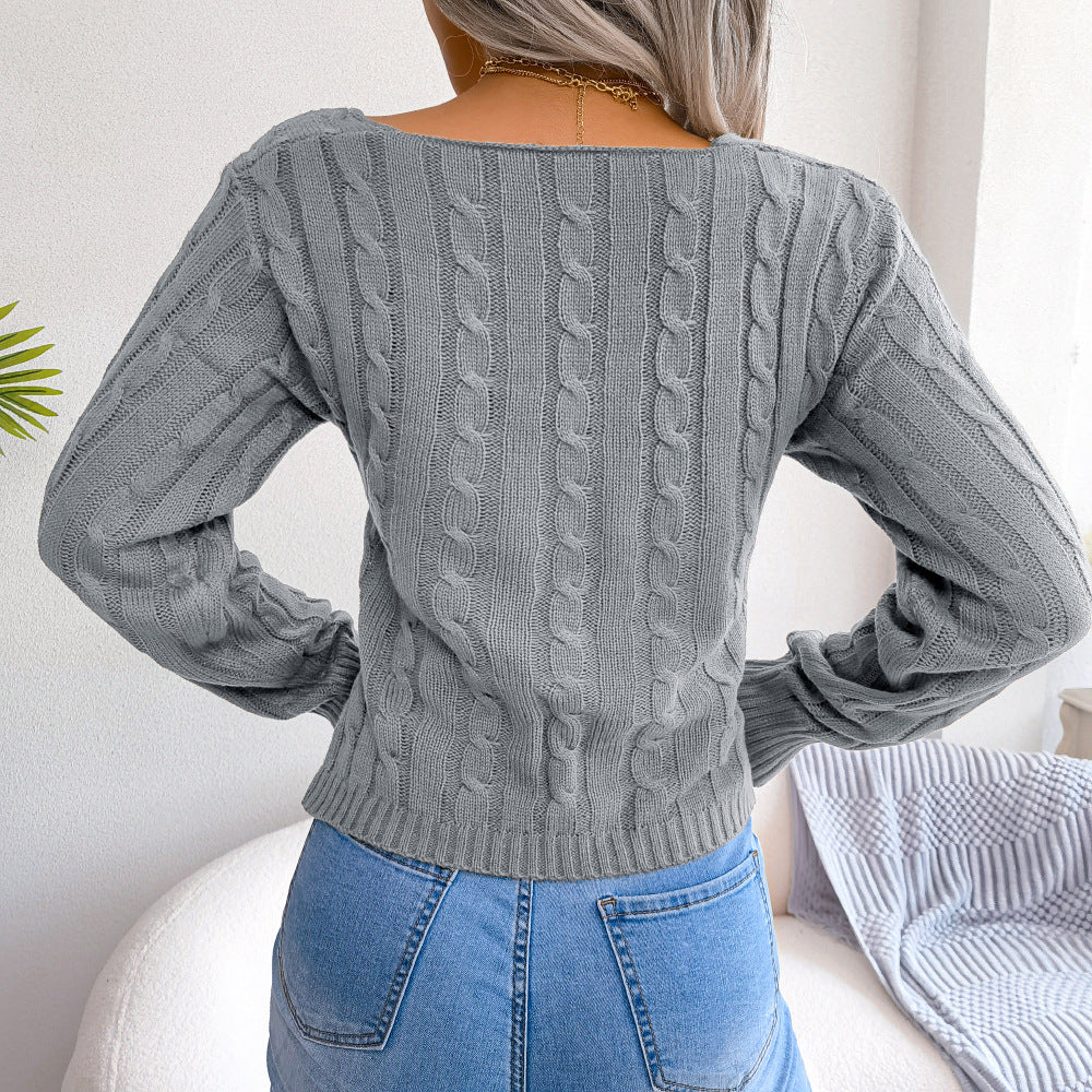 Maglione dal design curato