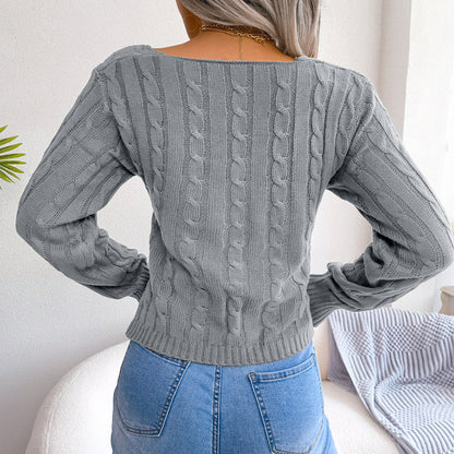 Maglione dal design curato