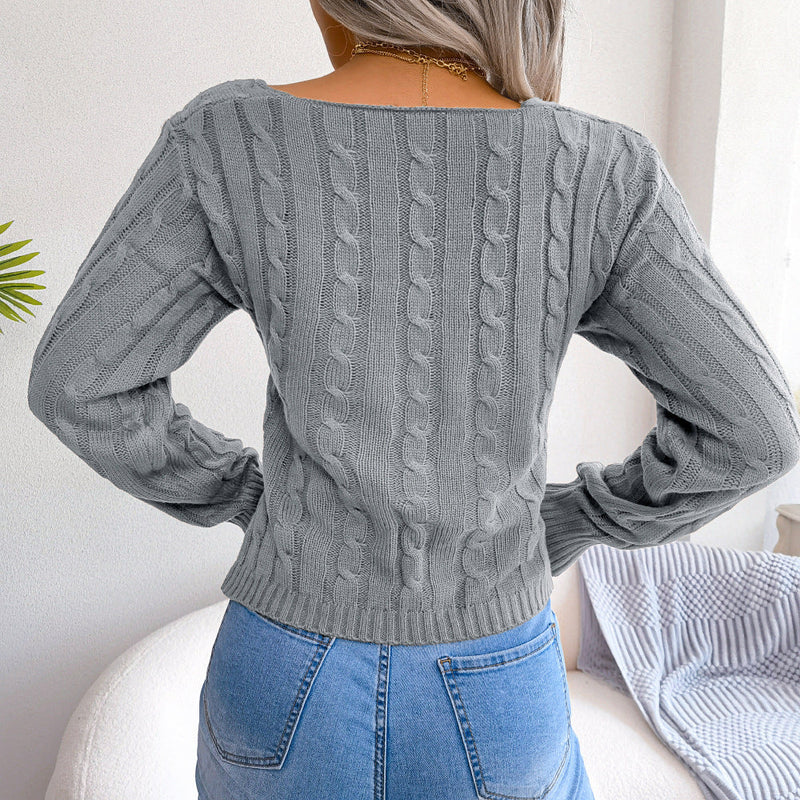 Maglione dal design curato
