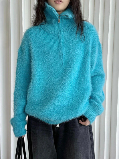 LP | Soffice maglione con zip