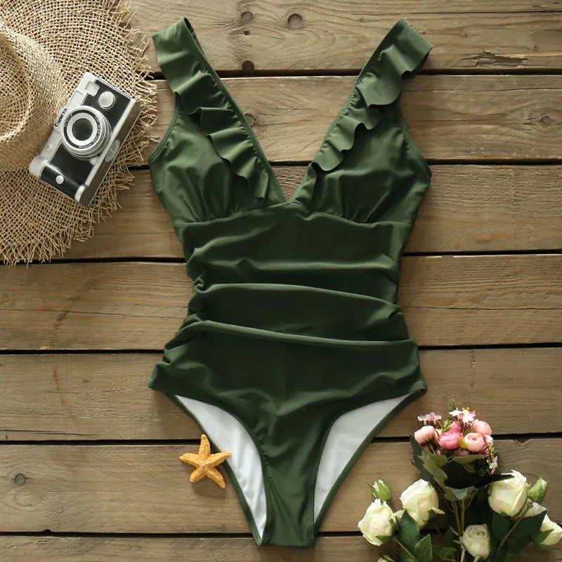 Inspired Bathing Suit With a Contemporary Edge