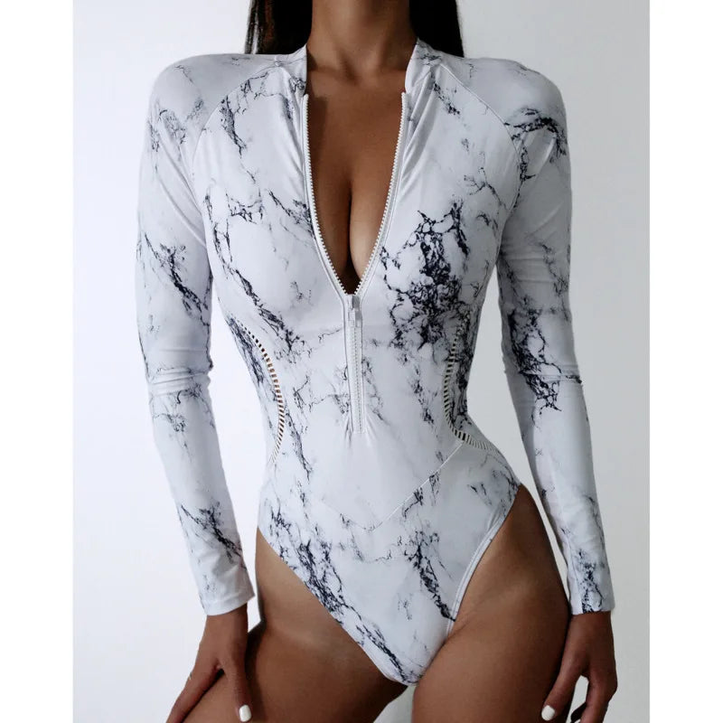 Sophisticated Bathing Suit With a Clean Classic Look