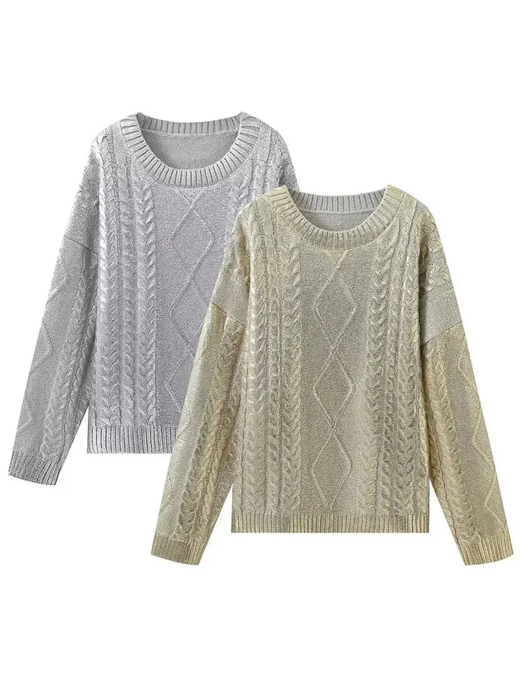 Maglione dal design curato