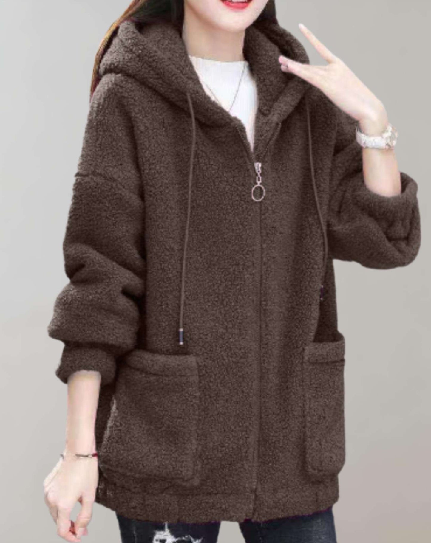 LP | Confortevole giacca in felpa da donna