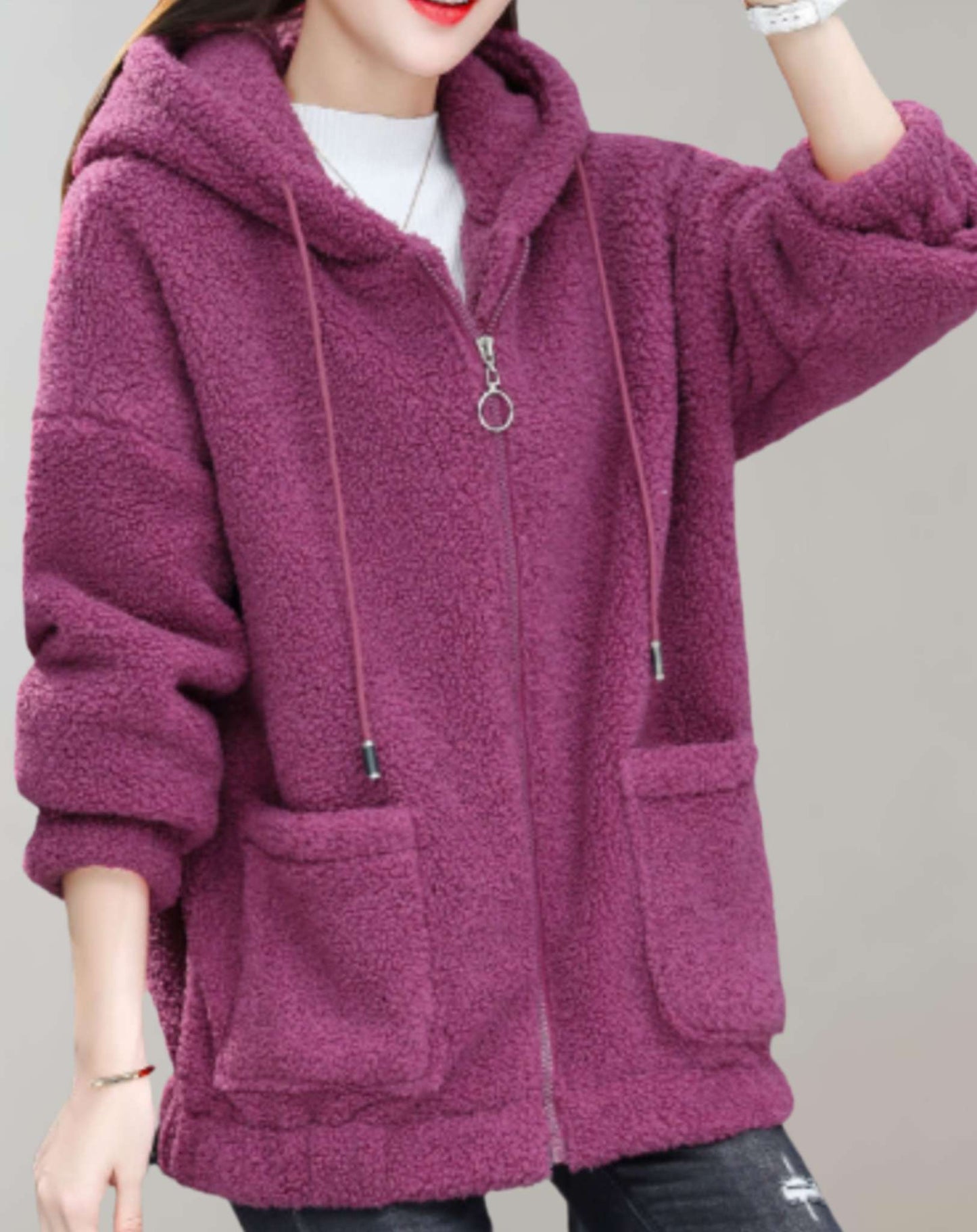 LP | Confortevole giacca in felpa da donna