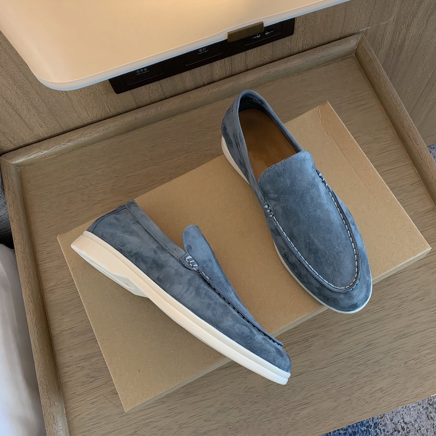 ER | Scarpe casual da uomo in camoscio Loafer Slip On