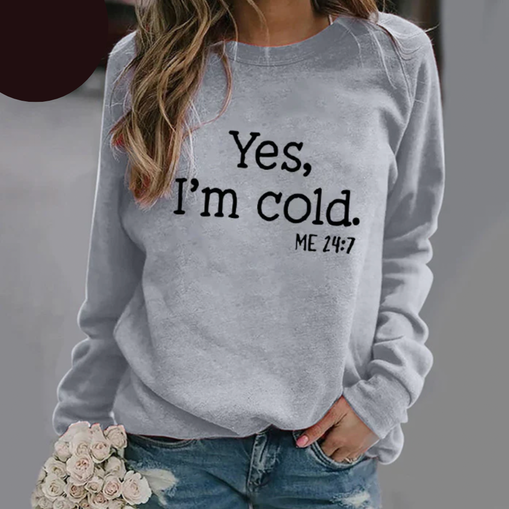 Maglione dal design curato