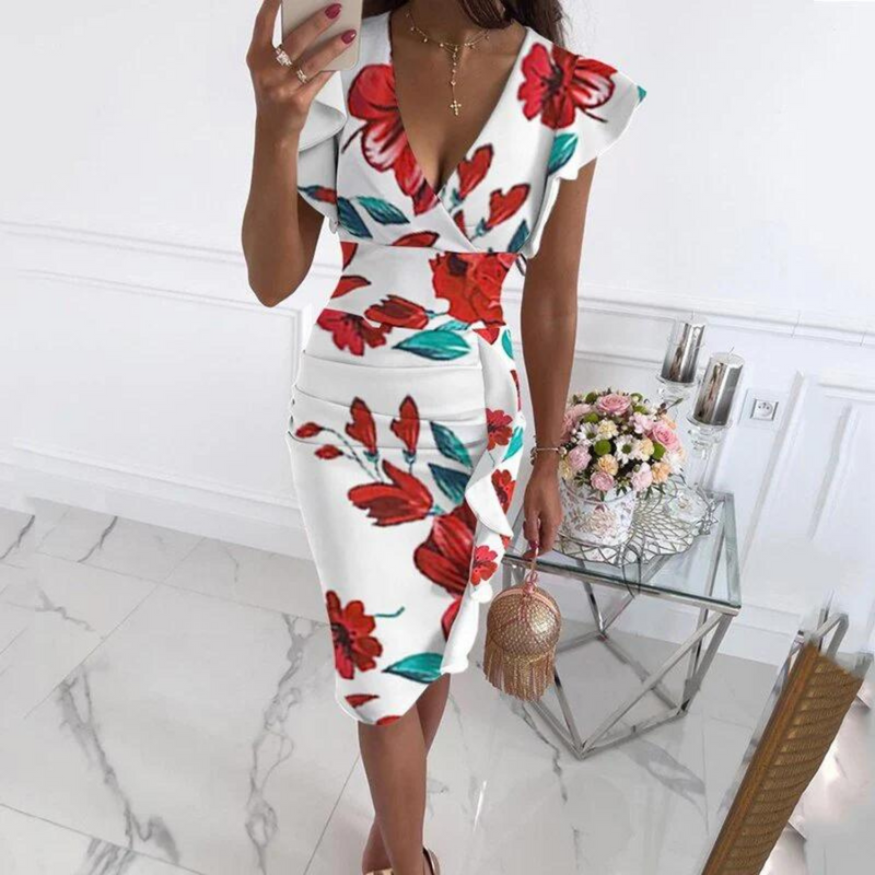ER | Abito midi elegante per l'estate