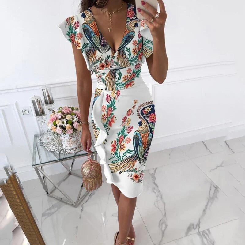ER | Abito midi elegante per l'estate