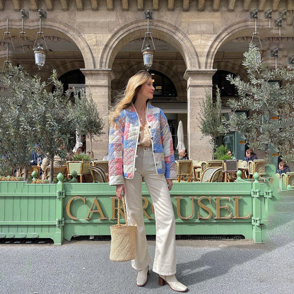 JO | Incantevole cappotto floreale da donna