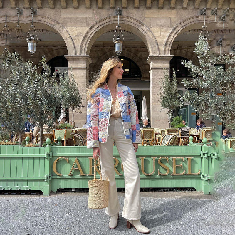 JO | Incantevole cappotto floreale da donna