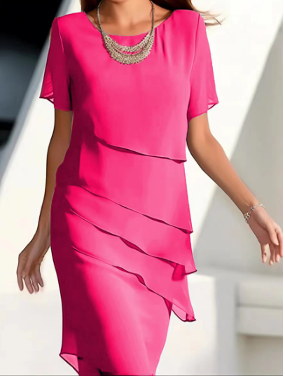 ER | Mini abito senza maniche unicolore