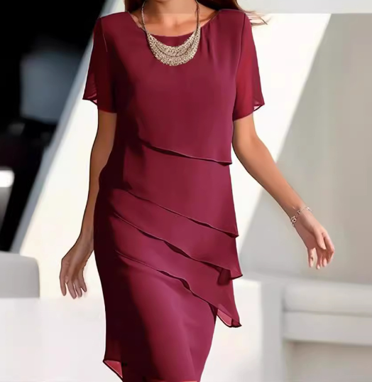 ER | Mini abito senza maniche unicolore