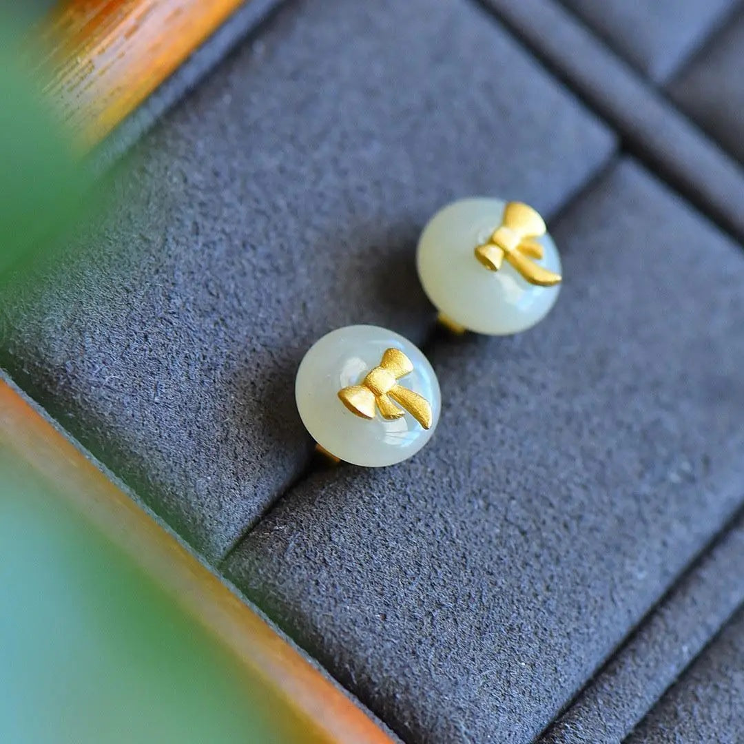 Oro Orecchino vintage fatto a mano