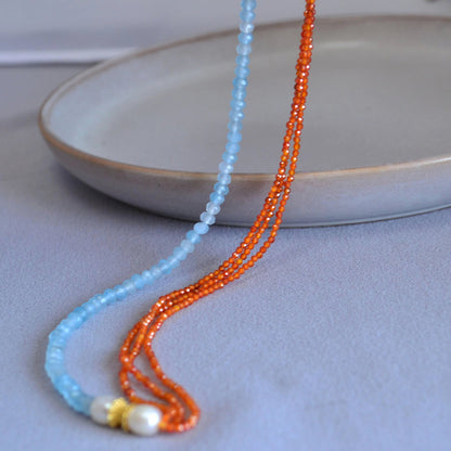 Perla Collana vintage fatto a mano