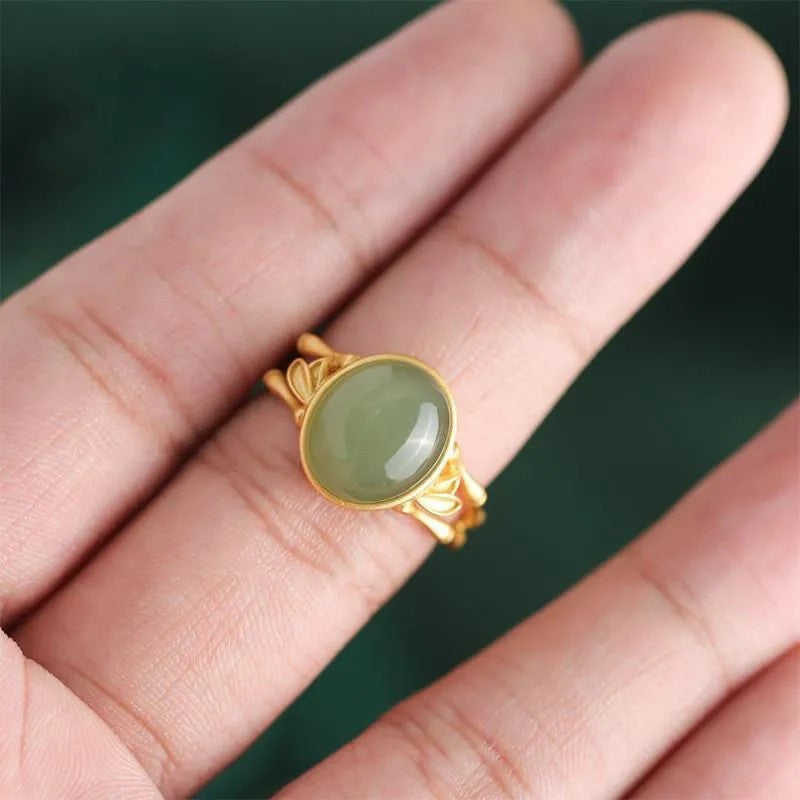 Oro Anello vintage fatto a mano