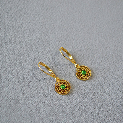 Orecchino artigianale delicato