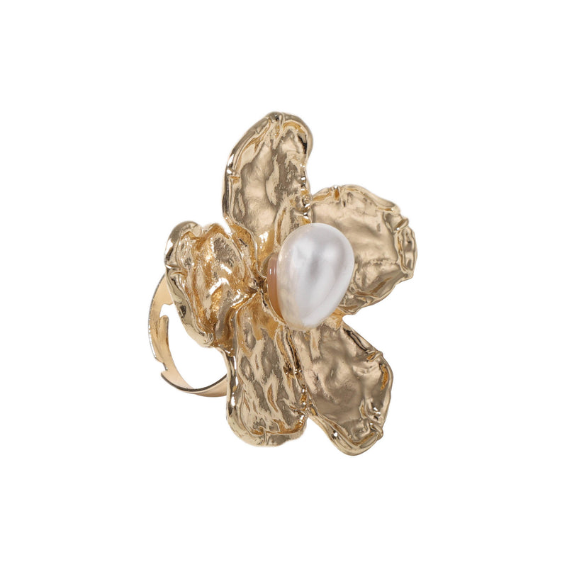 Perla Anello artigianale delicato