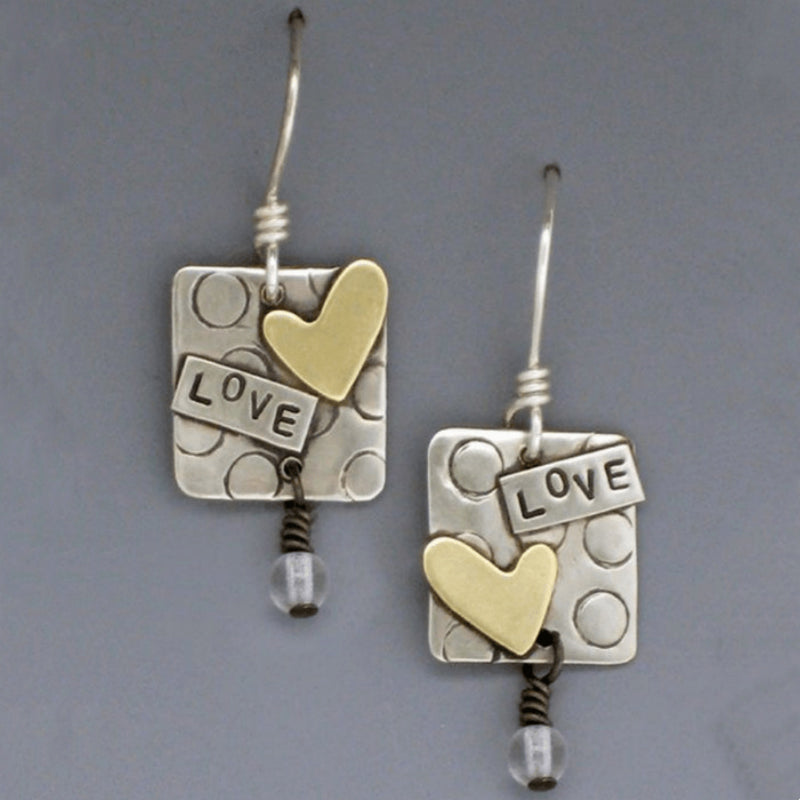 Orecchino vintage fatto a mano