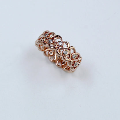 Oro Anello affascinante per ogni occasione