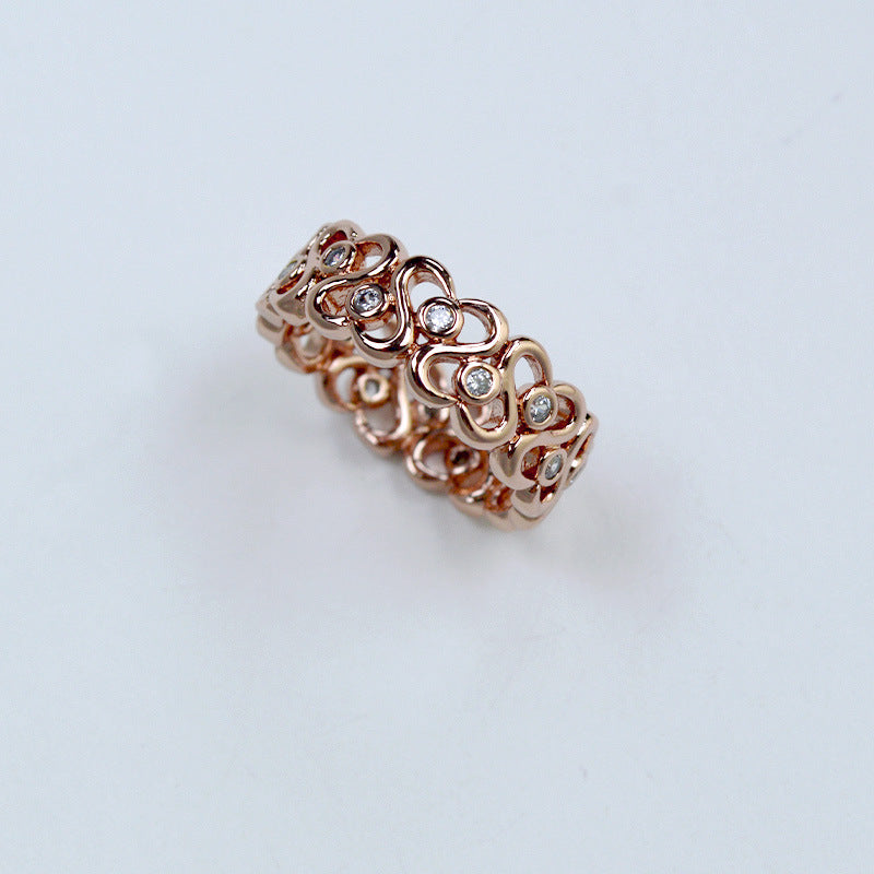 Oro Anello affascinante per ogni occasione