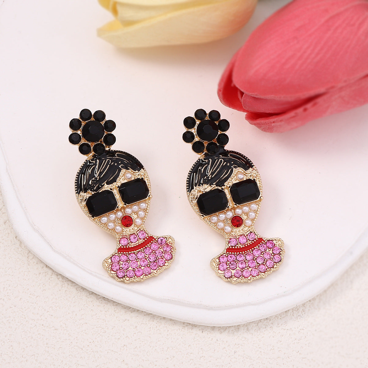 Orecchino vintage fatto a mano