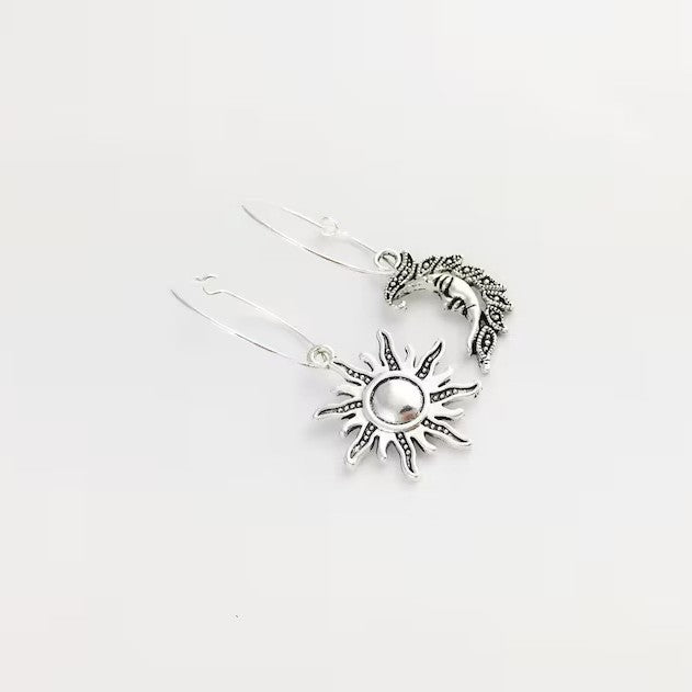 Argento Orecchino vintage fatto a mano