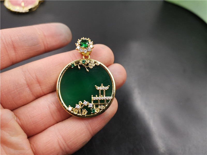 Argento Ciondolo bellissimo con stile unico