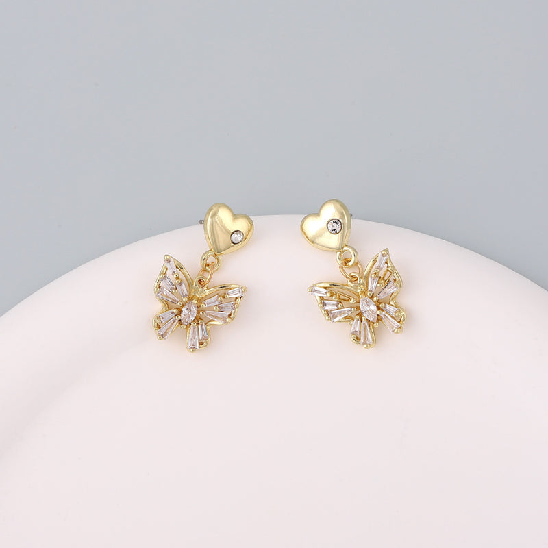 Argento Orecchino artigianale delicato