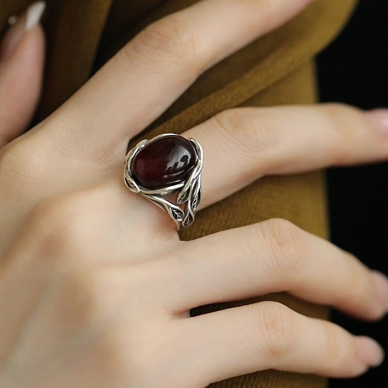 Argento Anello artigianale delicato