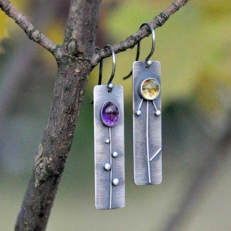 Orecchino vintage fatto a mano