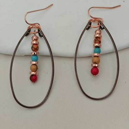 Orecchino vintage fatto a mano