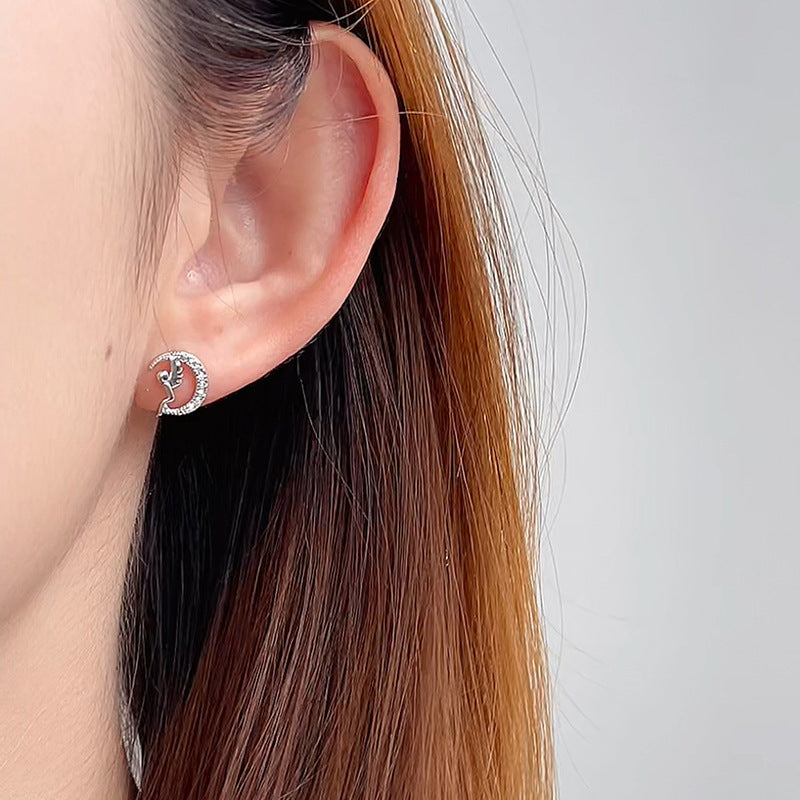 Orecchino vintage fatto a mano