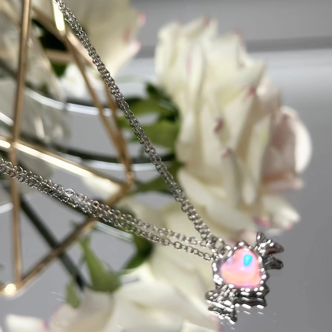 Argento Collana elegante per ogni occasione