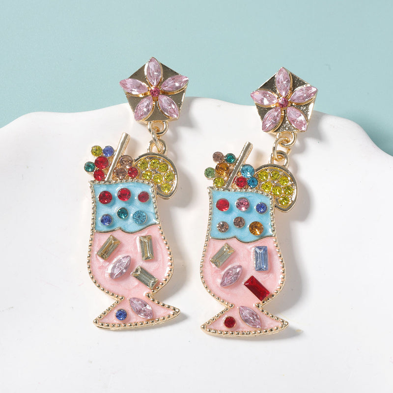 Orecchino artigianale delicato