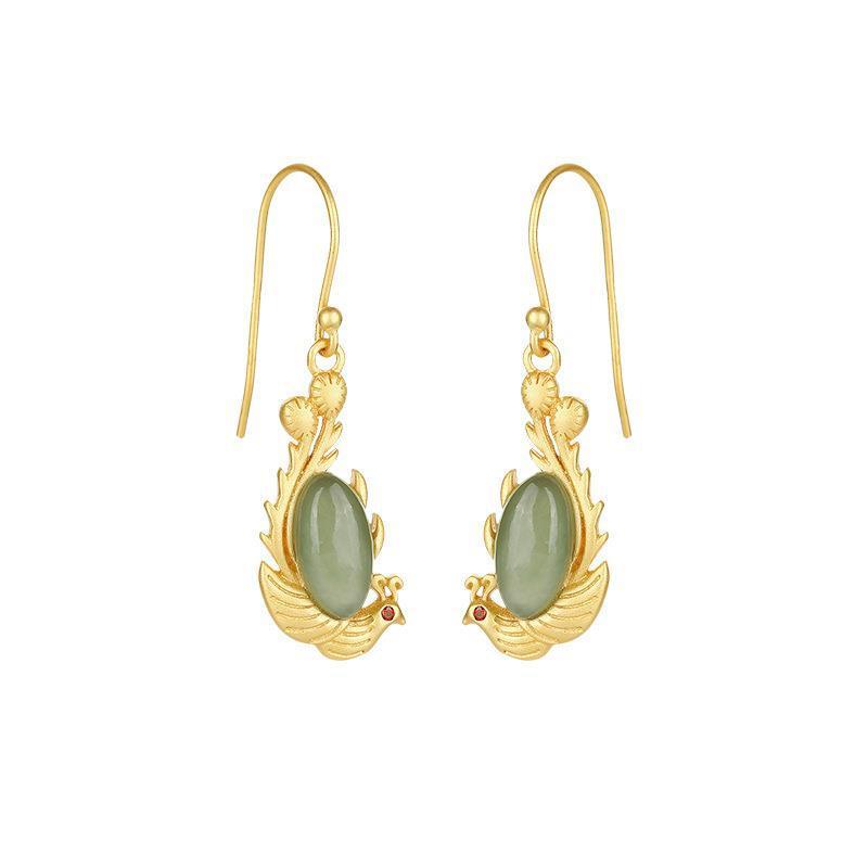 Argento Orecchino artigianale delicato