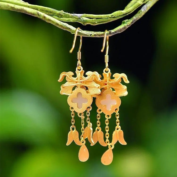 Argento Orecchino vintage fatto a mano