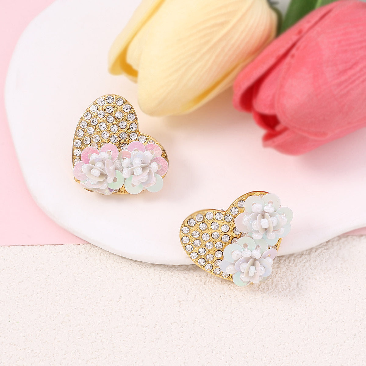 Orecchino romantico per momenti speciali