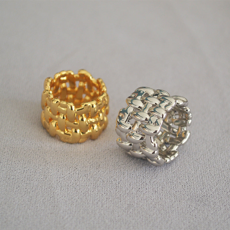 Oro Anello vintage fatto a mano